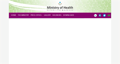 Desktop Screenshot of health.gov.mv