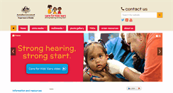 Desktop Screenshot of careforkidsears.health.gov.au