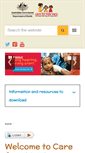 Mobile Screenshot of careforkidsears.health.gov.au