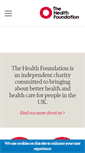 Mobile Screenshot of health.org.uk
