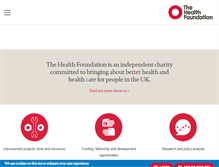 Tablet Screenshot of health.org.uk