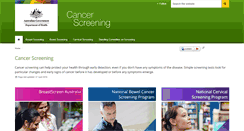 Desktop Screenshot of cervicalscreen.health.gov.au