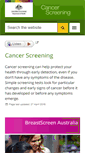 Mobile Screenshot of cervicalscreen.health.gov.au