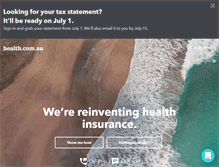 Tablet Screenshot of health.com.au