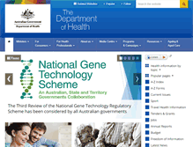 Tablet Screenshot of pherp.health.gov.au
